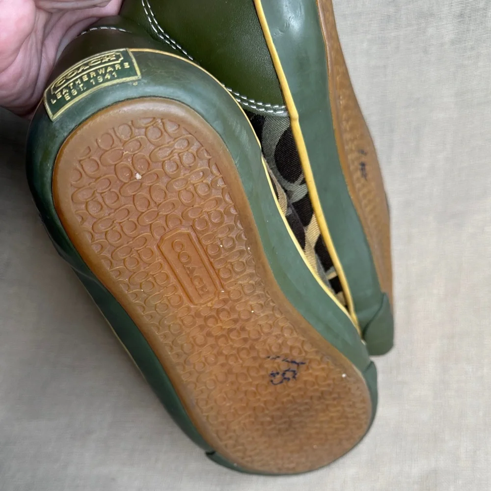Coach Barrett Sneakers Olive Green